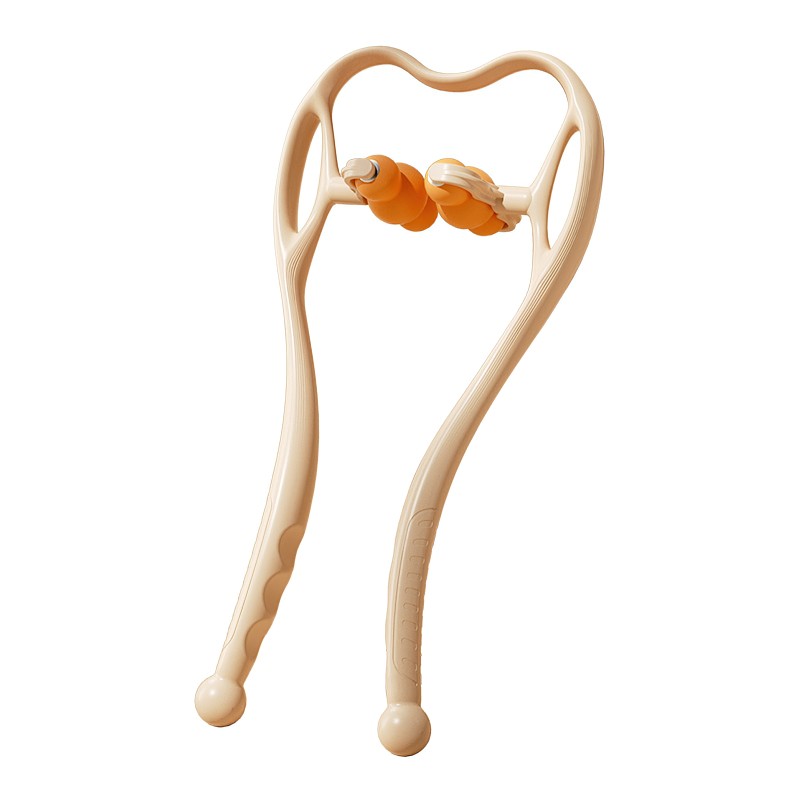 脖子按摩器手动颈部颈椎按摩神器多功能揉捏家用按肩颈滚轮疏通仪