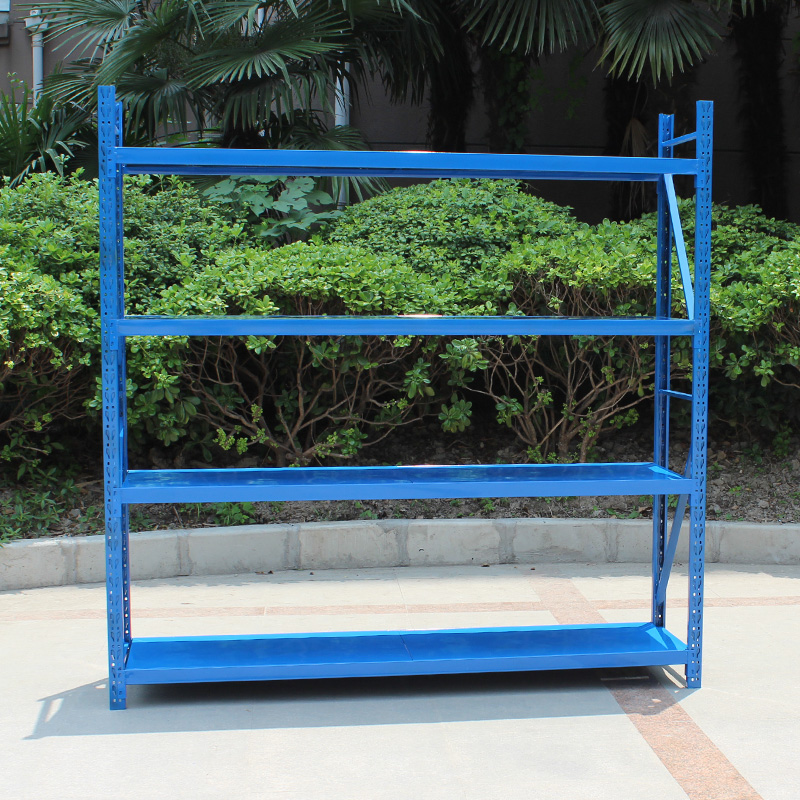 轻型货架仓储仓库储藏架铁架子金属五金家用中型置物展示架包邮