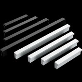 简约黑白色衣柜拉手 128 192美式 厨柜抽屉加长把手 160 孔距64