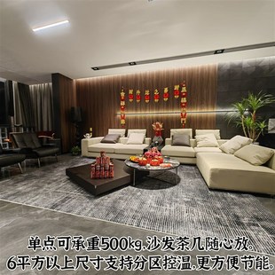 可拆洗火跃石墨烯地暖垫可覆盖电加热地毯客厅卧室取暖垫发热地毯