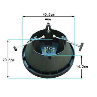 40大容量蓄水圣诞树脚架支架塑料耐用圆盘底座圣诞树固定底座底盘