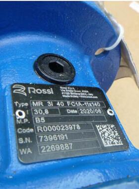 R4EL042A182YC120M1F10fB5意大利ROSSI同轴式减速机