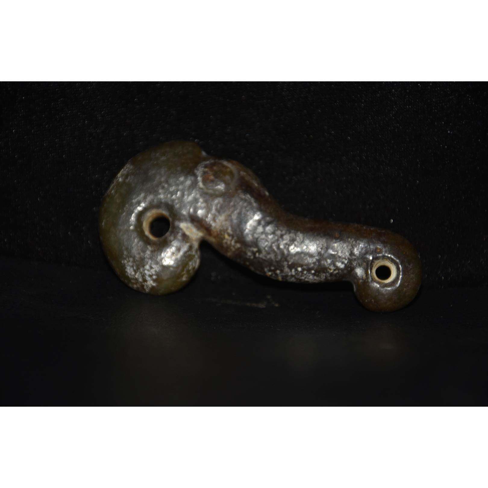 岫玉古玉老玉红山文化河磨玉古玩杂件仿古做旧收藏品