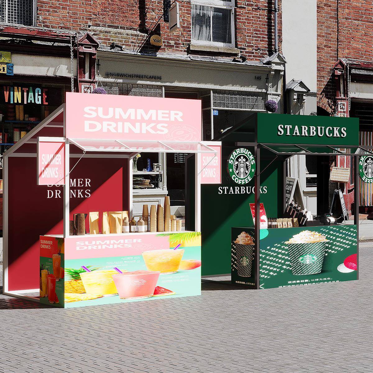 商场集市摊位架景区移动促销车夜市地摊货架售楼部广场商业活动棚