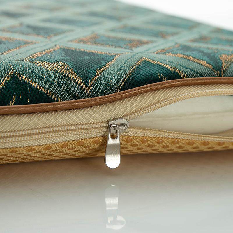 SI6K简约现代风轻奢绿色记忆棉坐垫椅子餐桌餐椅垫子屁垫凳子座垫