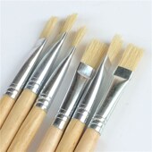 苏盛优质油画笔白杆油画笔优质猪毛扫刷胶水专用工具鞋 材用刷胶笔