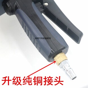 新款风速液晶轮胎数字充气枪气压表胎压表充气表加气枪表带背光