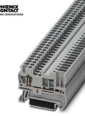 菲尼克斯 端子直通端子弹簧插拔式灰色 ST 2,5/ 1P 3040012