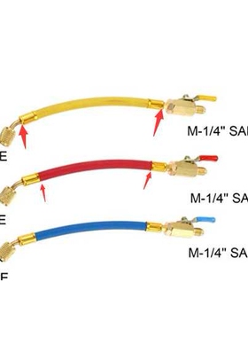 R12 R134A R410A 空调制冷球阀管三色管球阀接头 BVH1414FM-12