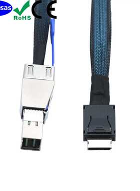 MINI SAS SFF-HD 8644转OCuLink 4i SFF-8611 4I连接线5g pcie