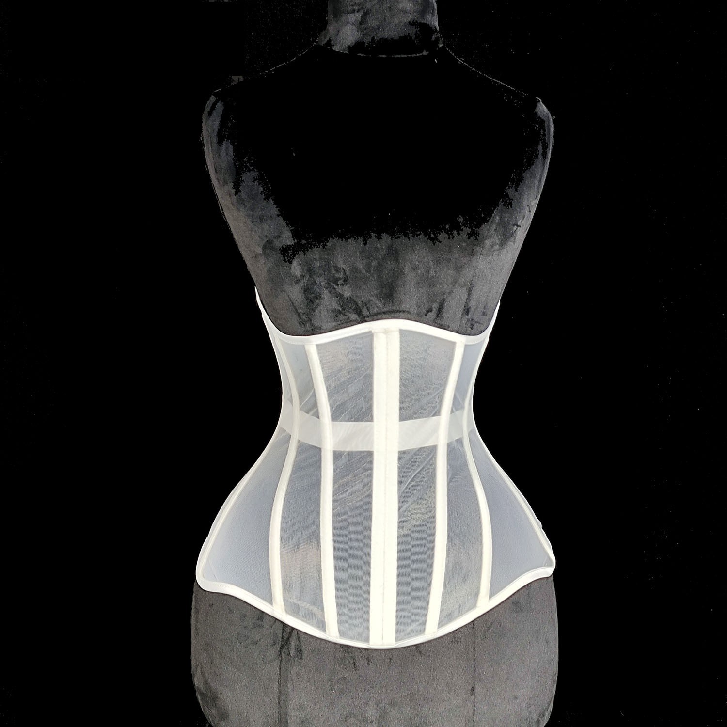 269钢骨长款30cm夏季清凉透气网