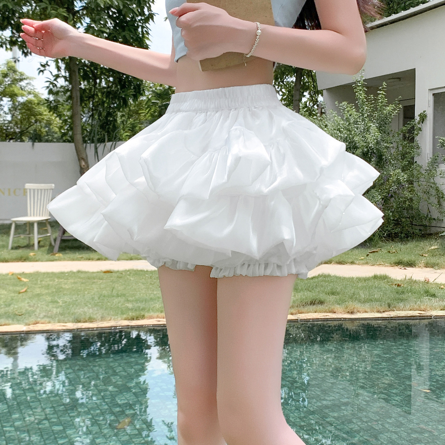 Lolita南瓜裤裙撑内搭夏季防走光图片