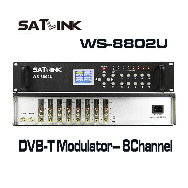 8Channel调制器SATLINKWS-8902UDVB-TModulatorVSV8FINDER