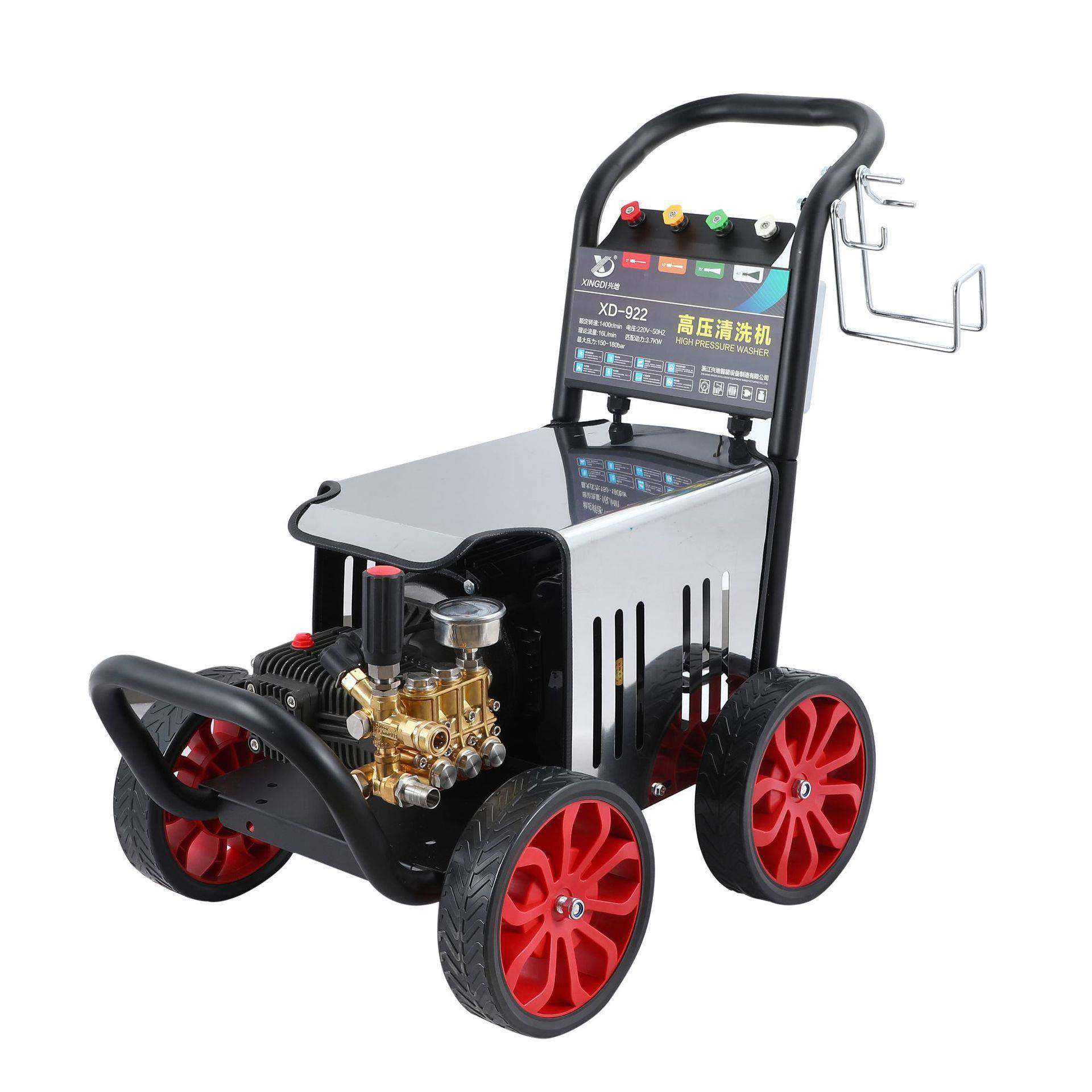 兴地商用四级纯铜电机高压洗车机洗车泵洗车店养殖场地面墙面清洗