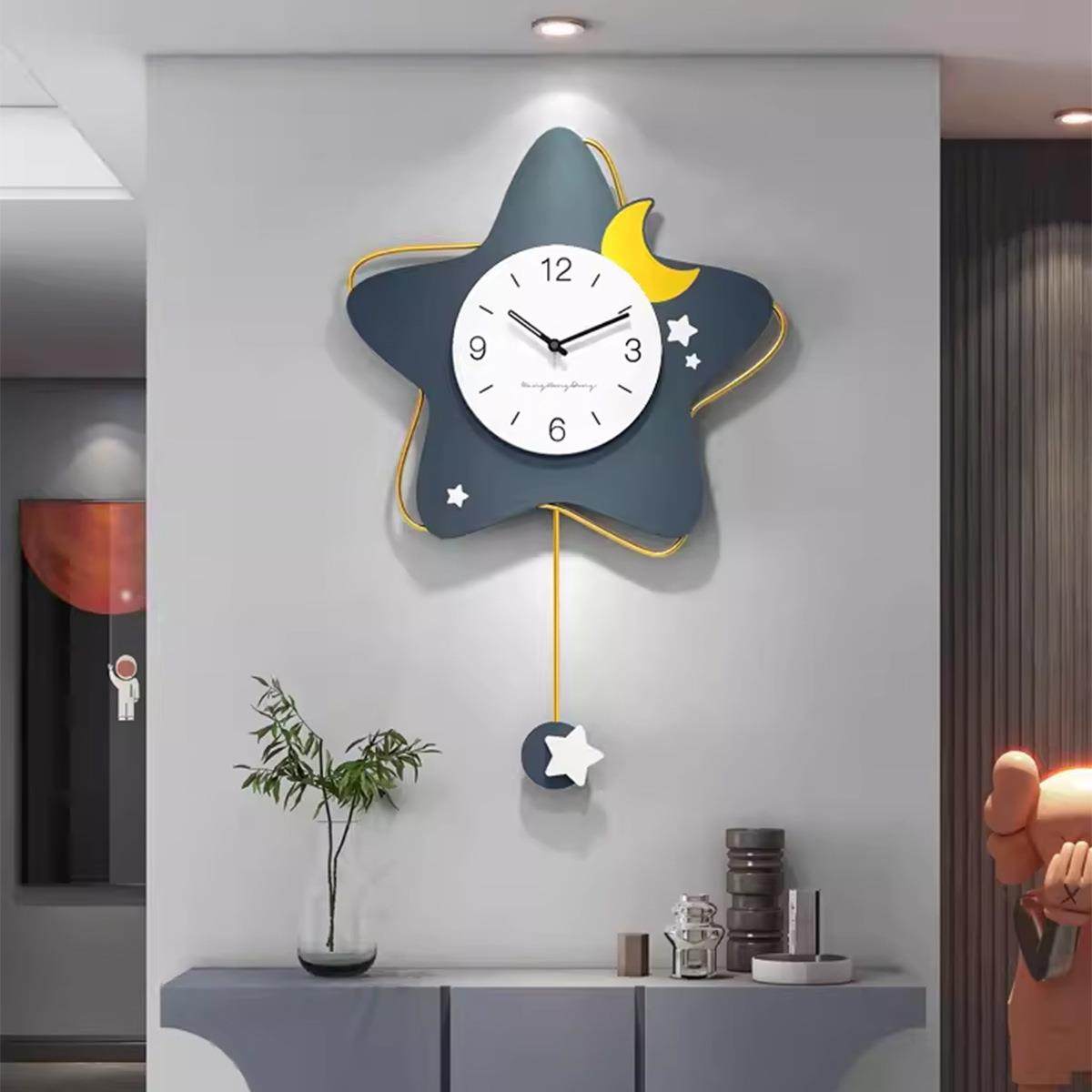 轻奢钟表挂钟客厅现代简约大气家用时尚创意个性装饰餐厅时钟挂墙