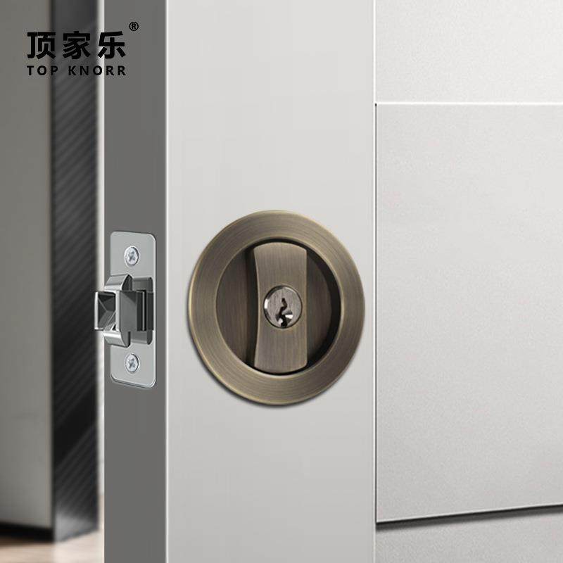 移门锁吊趟门钩锁木门推拉门双钩锁卫生间移门钩锁厨房门吊趟门锁