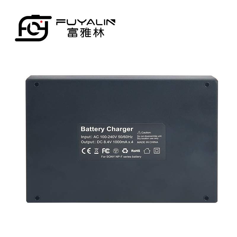NP-F970 F990 F770 F750 F550 F960 FM50 FM500H 一拖四 充电器