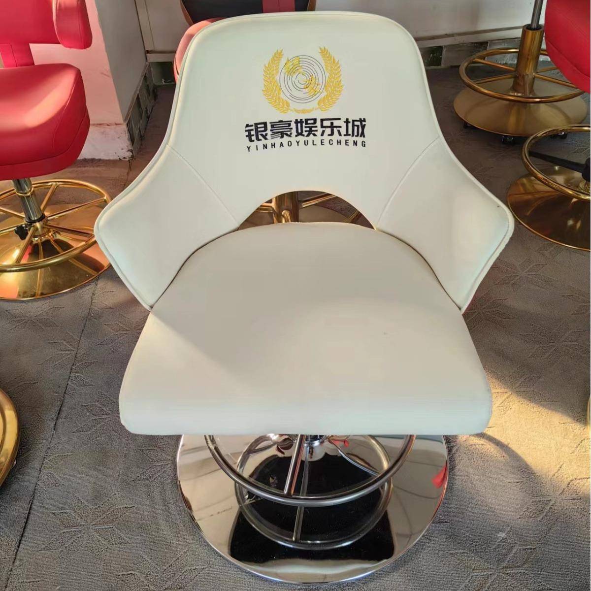 简约可升降旋转赌场椅拉斯维加斯澳门老虎椅百家乐椅可调节靠背椅