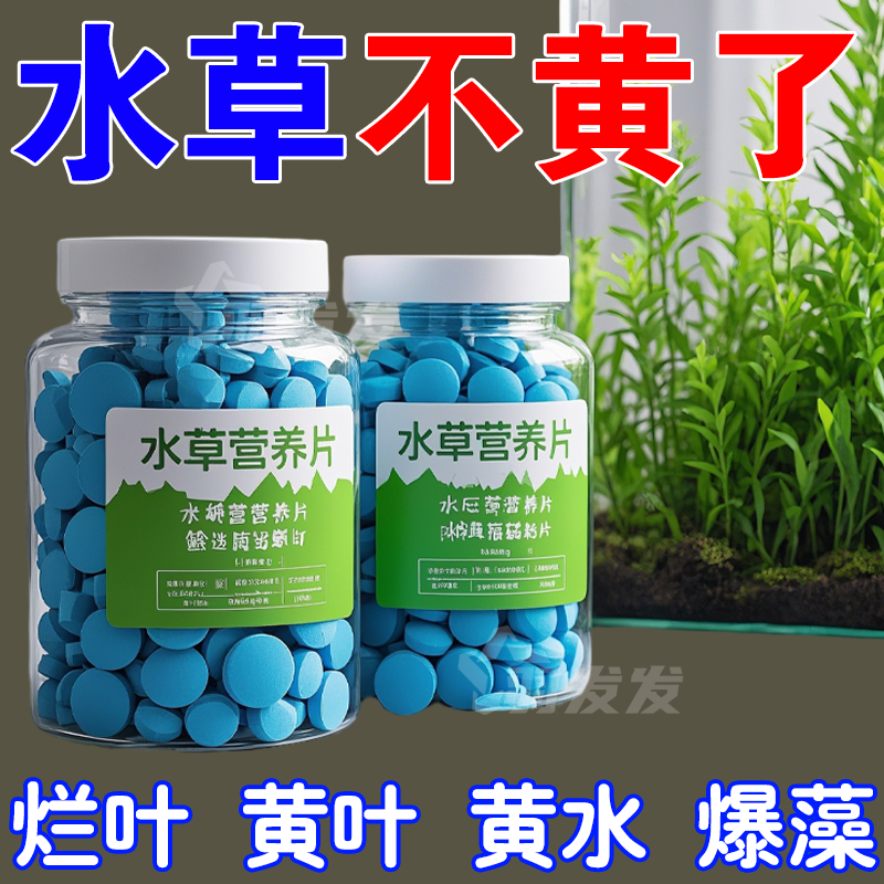 鱼缸水草营养片不伤鱼治黄叶怀旧