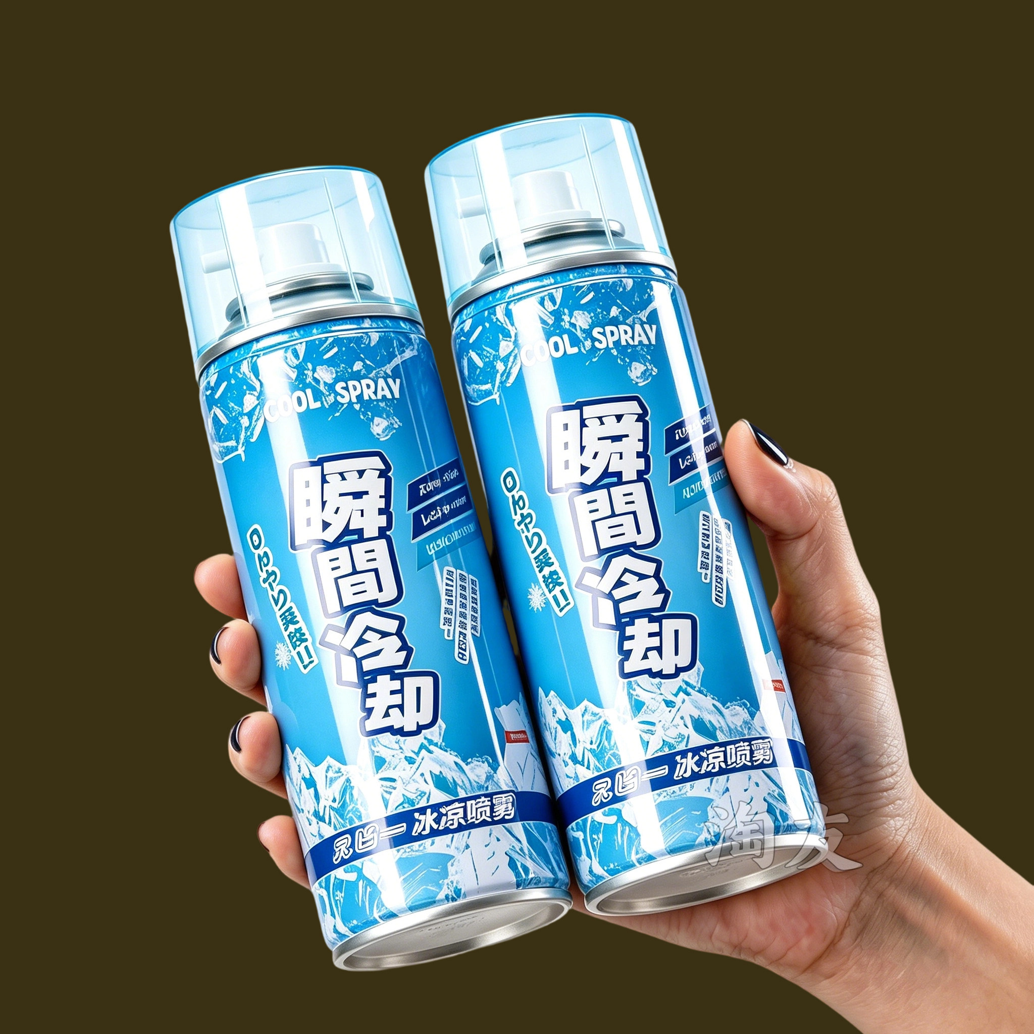 夏日降温祛味舒缓户外随身喷雾