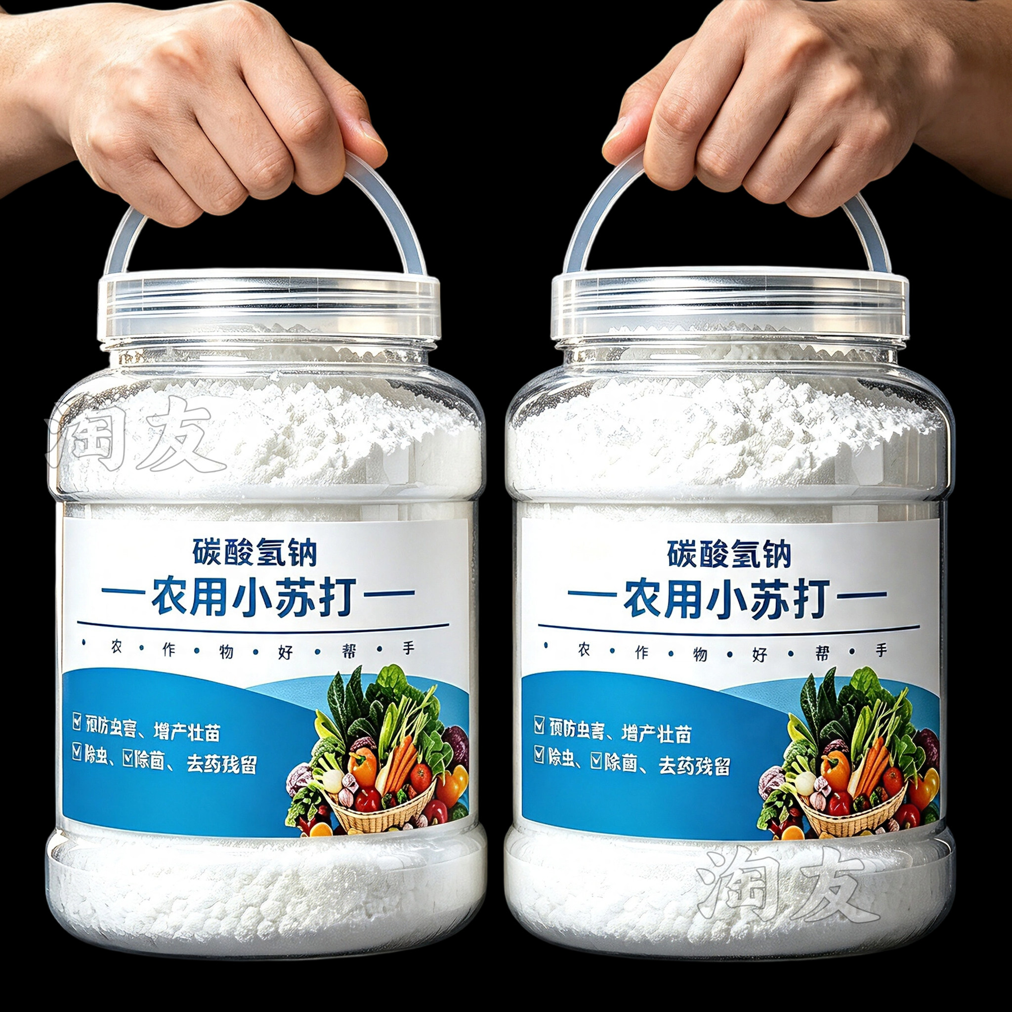小苏打果蔬叶面抑菌防虫增产粉
