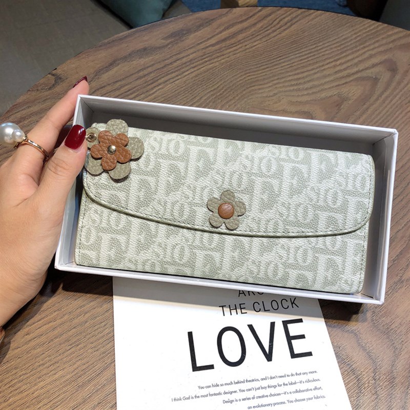 工厂现货长款钱包女新款2024爆款多卡位卡包女士手机包大容量皮夹