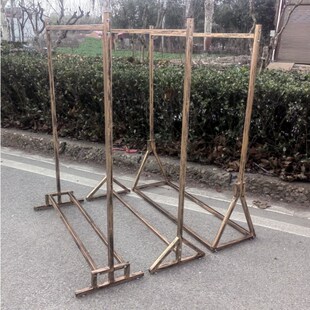 服装店展示架童装服装架女装店货架落地式挂衣Q架衣服架子铁艺简