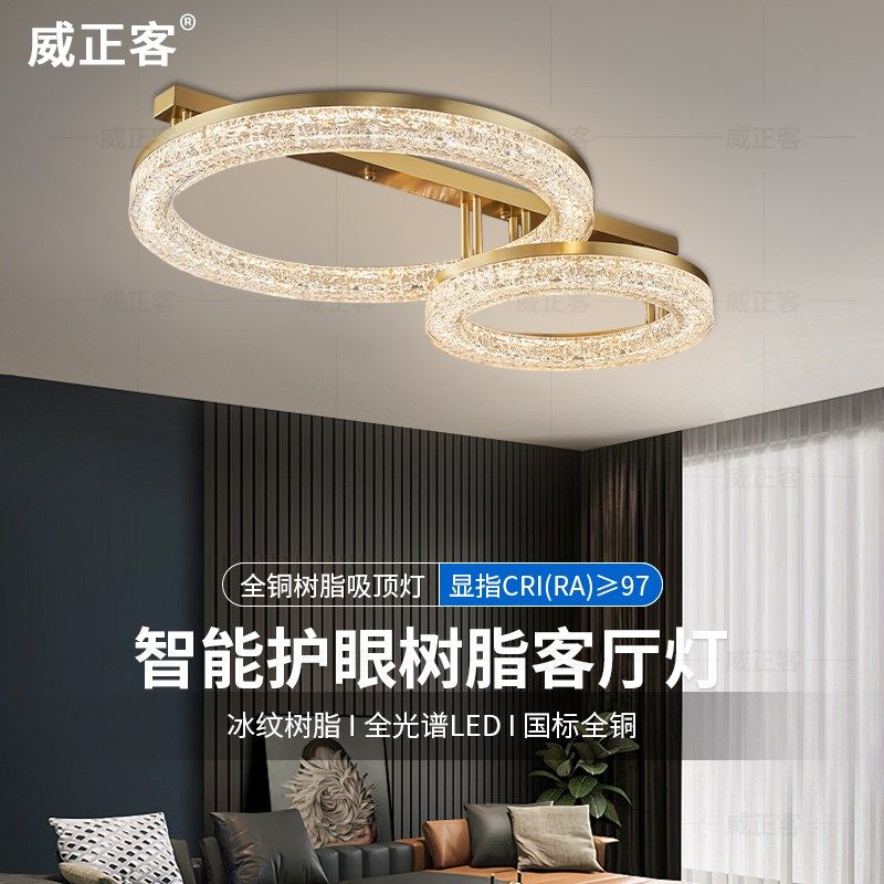 客厅灯现代简约大气2025新款轻奢高级感护眼豪华大厅主照明吸顶灯,家装灯饰光源,餐厅/卧室/书房吸顶灯,淘宝优惠券,粉丝福利购,淘宝优惠卷