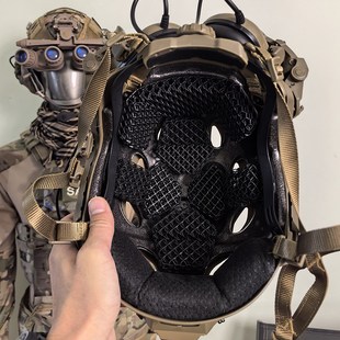 战术头盔3D打印高分子蜂窝防弹头盔内衬垫子柔软舒适防水透气