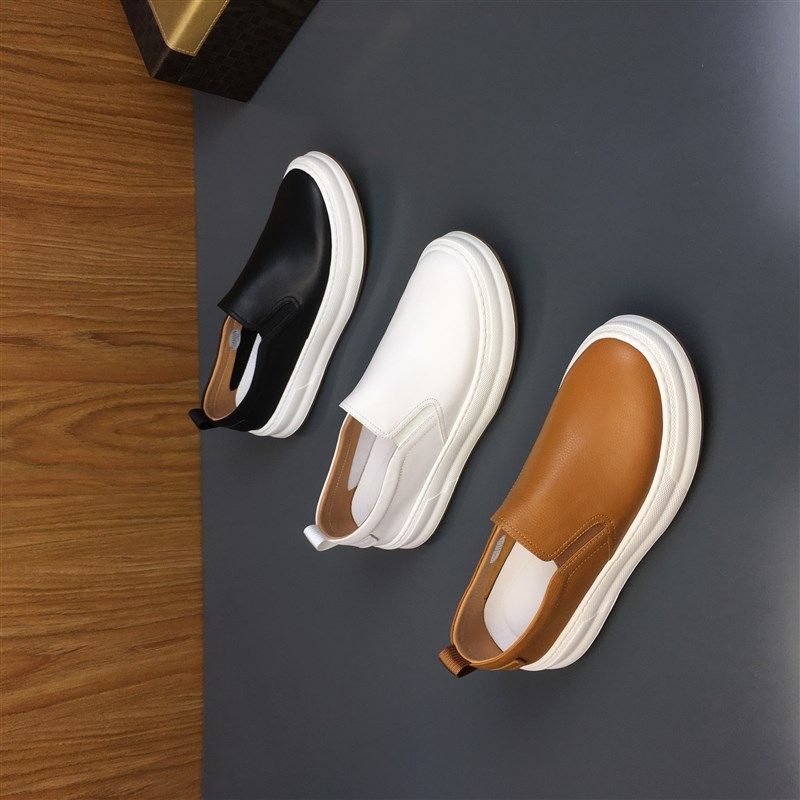2025夏季新款真皮透气一脚蹬男鞋头层牛皮轻便软底休闲鞋男士板鞋,流行男鞋,休闲板鞋,淘宝优惠券,粉丝福利购,淘宝优惠卷