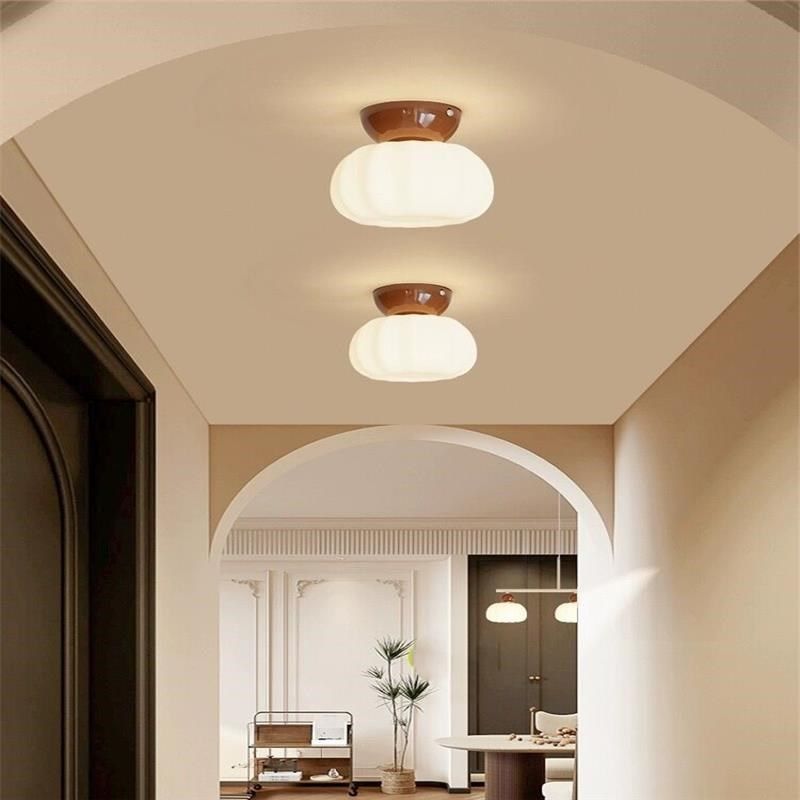 中古走廊过道灯奶油风棉花天花吸顶灯法式复古入户门厅玄关阳台灯,家装灯饰光源,床头/玄关/吧台/过道吊灯,淘宝优惠券,粉丝福利购,淘宝优惠卷