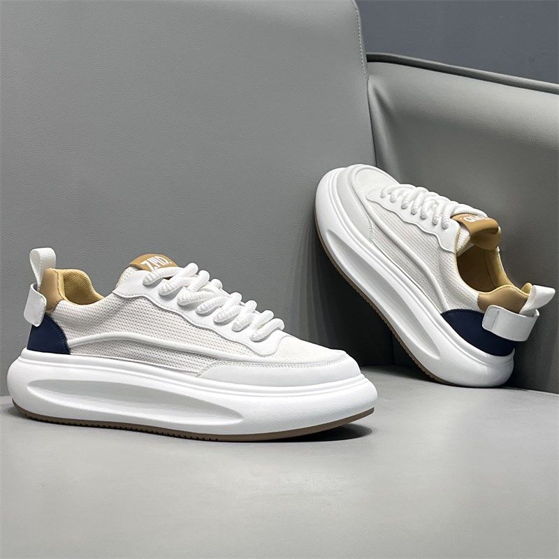 2025夏季新款男鞋透气网面摇摇底舒适运动休闲鞋时尚百搭小白鞋男,流行男鞋,时尚休闲鞋,淘宝优惠券,粉丝福利购,淘宝优惠卷