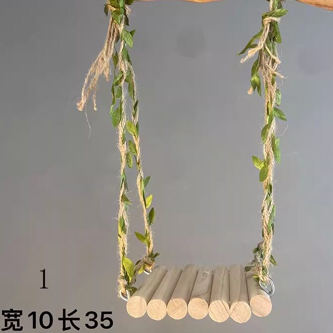 鹦鹉玩具藤蔓秋千啃咬磨喙解闷玄凤牡丹虎皮鸟笼站架爬行鸟玩具