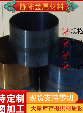 供SUP10-CSP弹簧钢30W4Cr2V淬火发蓝带AISI1074软料C45E3钢片SUP9