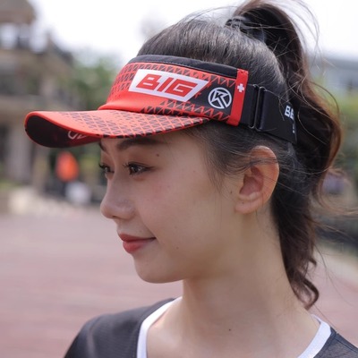 BIGK大K官方旗舰店 男女款马拉越野跑步匹克球速干运动遮阳空顶帽