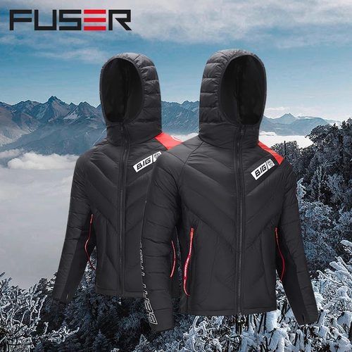 BIGK大K官方旗舰店FUSER熔炉系列冬季男女款跑步白鸭绒保暖羽绒服