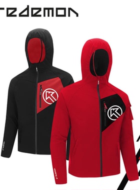 BIGK大K 官方旗舰店 火魔秋冬季男女款运动跑步休闲保暖软壳外套