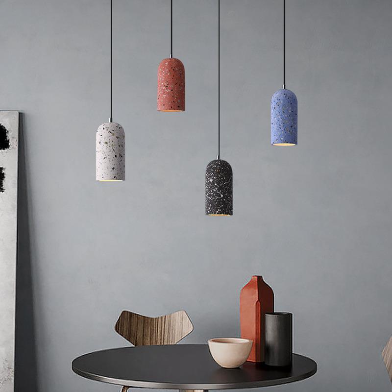 北欧工业风水磨石怀旧咖啡厅餐厅宅寂风简约水泥卧室酒吧网咖灯具
