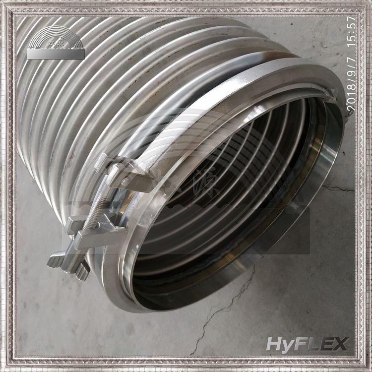 抽木屑排风抽风吸尘吸木屑地板厂不锈钢304波纹管DN100MM