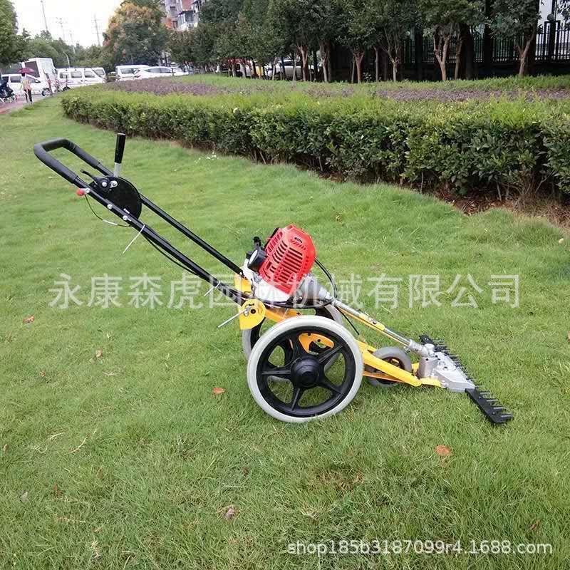 农业柴油开荒剪草机汽油果园除草机手推式草坪机割草机杂草打草机