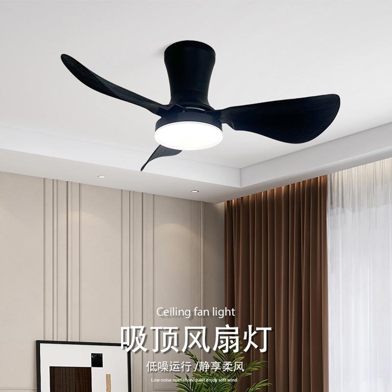 新款餐厅卧室风扇灯阳台书房静音变频北欧吊扇吸顶电风扇一体吊灯