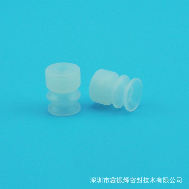 DP-S10天行两层小头波纹硅胶真空吸盘 机械手气动吸嘴10mm