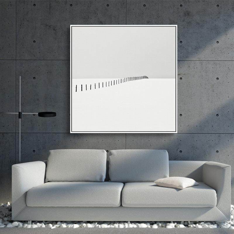 圣仕现代极简约意境风景装饰画北欧客厅卧室玄关挂画餐厅酒店壁画