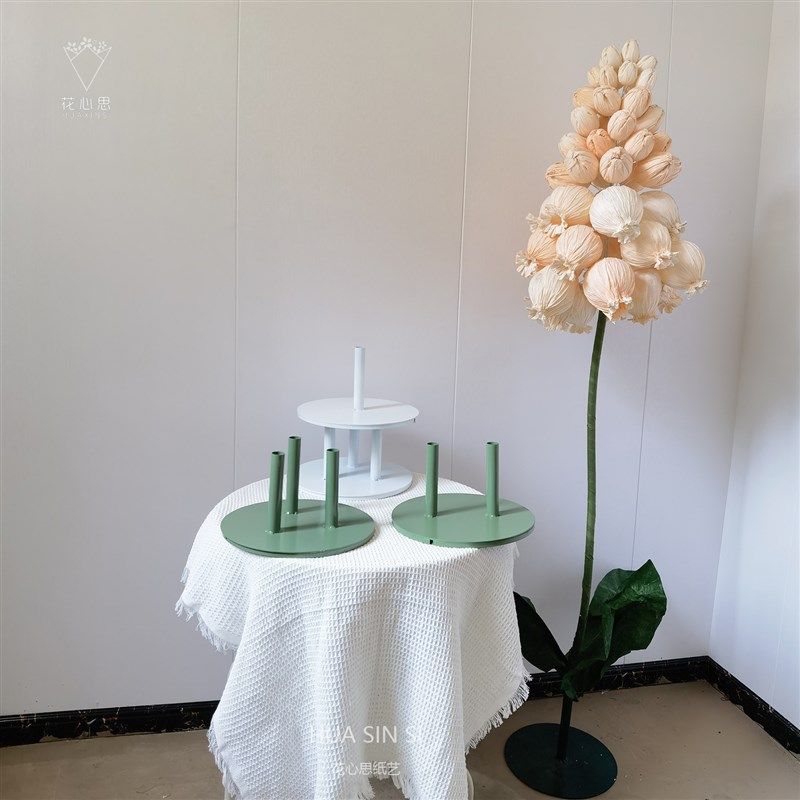 花艺底座婚庆婚礼路引橱窗装饰布置泡沫纸花纱花铁艺钢板底座底盘,节庆用品/礼品,婚庆绢花,淘宝优惠券,粉丝福利购,淘宝优惠卷