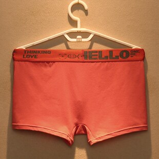 本命年男士内裤男款纯棉红色平角裤新款可爱卡通四角裤头男生裤衩