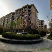 不锈钢水景圆环雕塑金属艺术创意跳舞蹈少女人物雕像户外楼盘景观