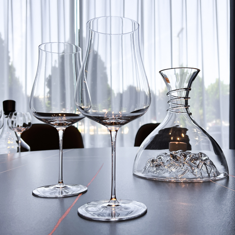 轻奢红酒杯套装 宴会无铅水晶玻璃葡萄酒杯创意家用高脚杯醒酒器