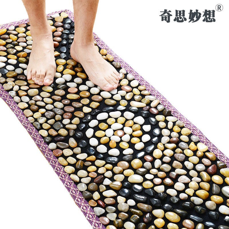 重庆鹅卵石足底按摩垫足垫地垫铺垫脚垫家用指压板脚踩走毯雨花石