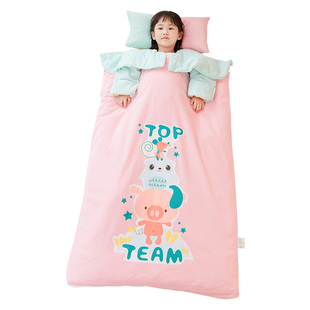 婴儿童睡袋春秋冬薄款宝宝中大童防踢被神器四季通用小孩纯棉被子