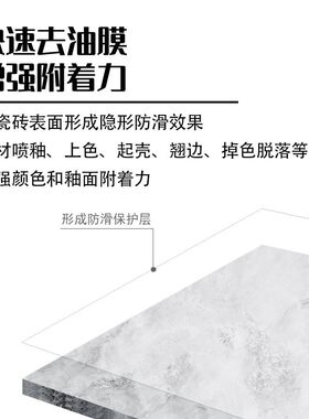 石材色釉附着力增强剂瓷砖岩板涂料金属水性附着剂瓷砖地板防滑剂
